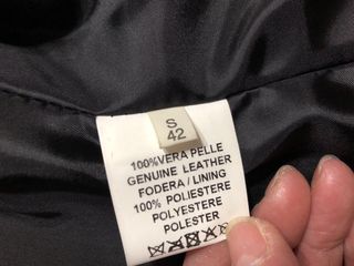 Giacca Vera Pelle Nera Donna