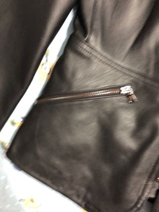 Giacca Vera Pelle Nera Donna