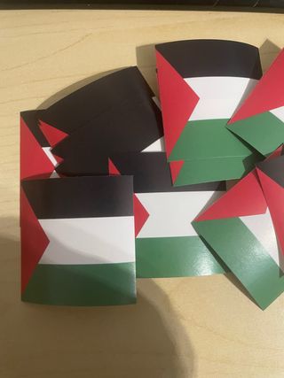 Adesivi bandiera Palestina x20