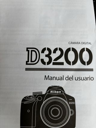 Cámara Reflex Nikon Negra