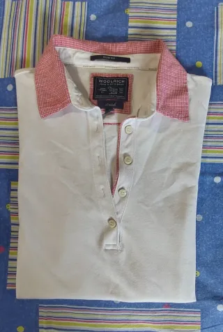 Polo Woolrich donna bianco taglia M