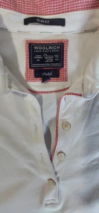 Polo Woolrich donna bianco taglia M