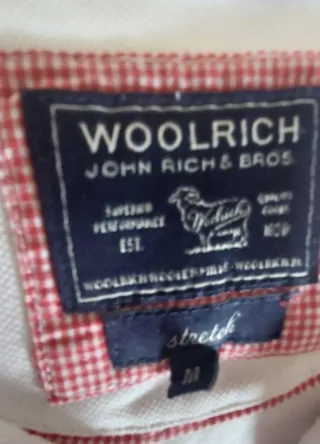 Polo Woolrich donna bianco taglia M