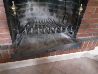 Parrilla para chimenea de metal