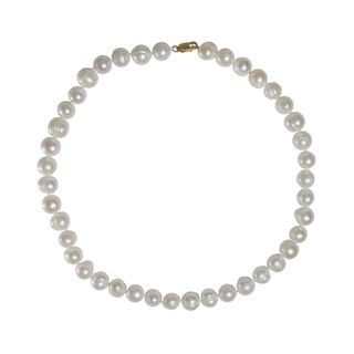 Collar Perlas Cultivadas Redondas Anilladas