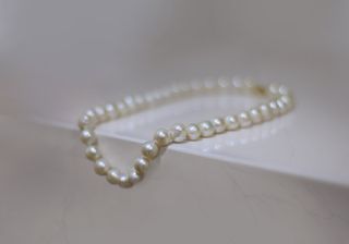 Collar Perlas Cultivadas Redondas Anilladas