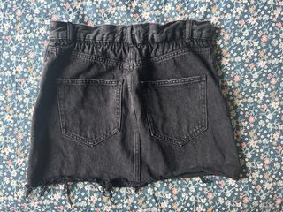 Minifalda vaquera Pull&Bear negra