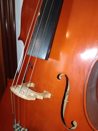 Violonchelo Bernard 4/4 con avería en la tastera