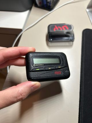 Beeper Motorola Coca Cola Negro/Rojo