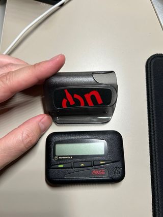 Beeper Motorola Coca Cola Negro/Rojo