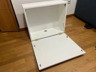 Escritorio abatible blanco 62x24,5x52 cm