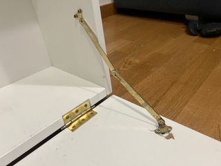 Escritorio abatible blanco 62x24,5x52 cm