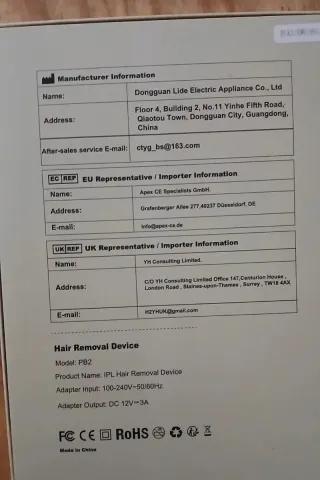 Epilatore Luce Pulsata ICE-COOL