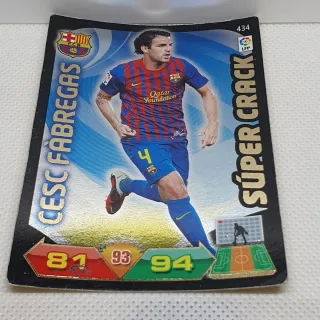 ⚽️ CROMO DE FUTBOL CESC FABREGAS SUPERCRACK 2011