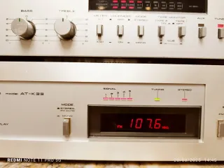 Amplificador y Tuner Akai AM-U22 AT-K33 Plata