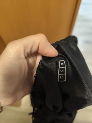 Bolso de fiesta negro lentejuelas