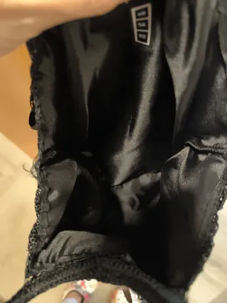 Bolso de fiesta negro lentejuelas