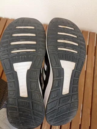 Zapatillas Adidas Runfalcon K Mujer Negro/Blanco