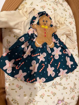 Body Navidad Bebé Muñeco Jengibre de 0 a 3 meses