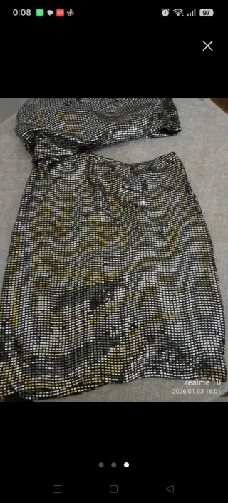 Vestido lentejuelas talla S