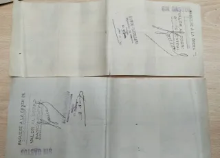 2 Antiguas Letras de Cambio 1933