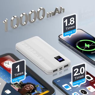 Dbasne Bateria Externa, 10000mAh Power Bank, 15W C