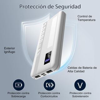 Dbasne Bateria Externa, 10000mAh Power Bank, 15W C
