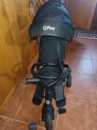 Triciclo evolutivo negro qplay