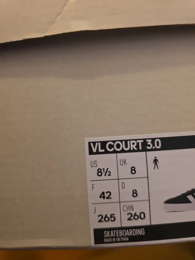 Zapatillas Adidas Hombre Negro y Blanco