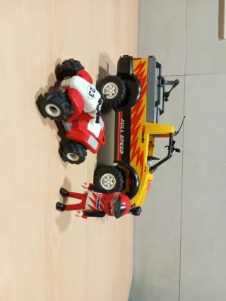 PLAYMOBIL PICK-UP CON QUAD DE CARRERAS ( 4228 )