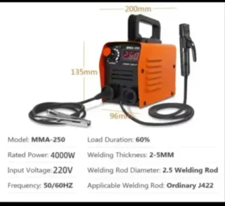 Máquina Soldar Inverter MMA-250