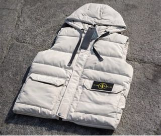 Chaleco Stone Island Beige