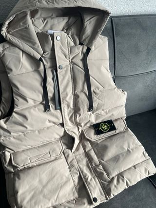 Chaleco Stone Island Beige