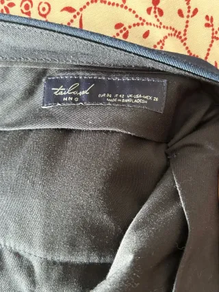 Traje de hombre azul