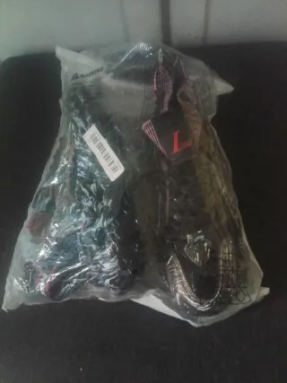 Zapatillas deportivas negras y multicolor