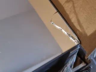 Armario de baño con baldas de cristal y con espejo