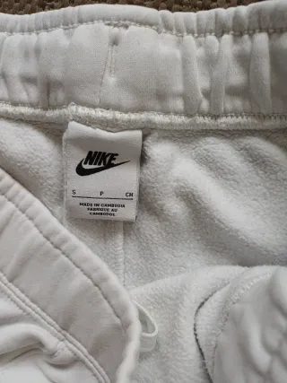 Pantalón chándal Nike blanco