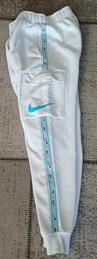 Pantalón chándal Nike blanco