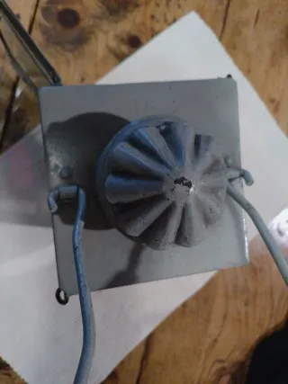 Farol de tren suizo antiguo