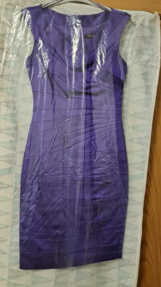 Vestido Fiesta Morado Talla M Studio Classics