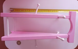 Expositor rosa para colgar