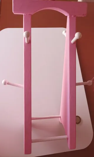 Expositor rosa para colgar