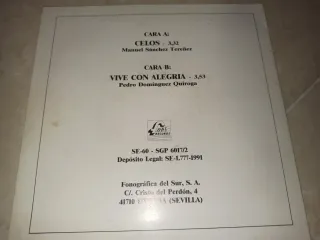 Vinilo Sombra y Luz - Celos