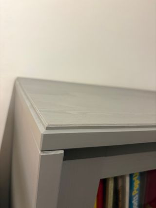Vitrina Ikea Havsta Corredera Gris