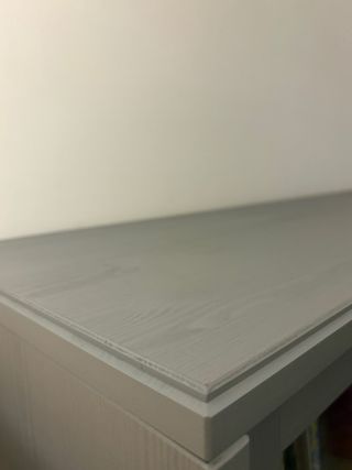 Vitrina Ikea Havsta Corredera Gris