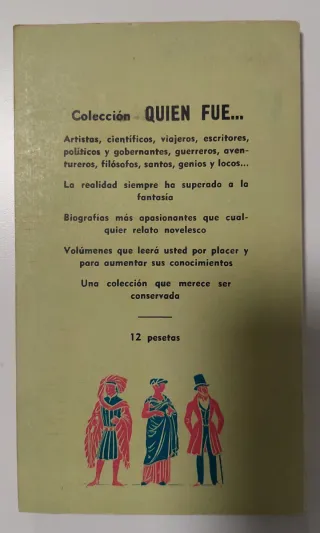 Coleccion 69 libros antiguos "Quién fue..." 1958