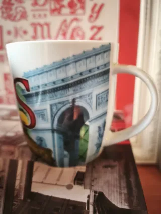 LOTE TAZAS PARIS-ROMA-NEW YORK