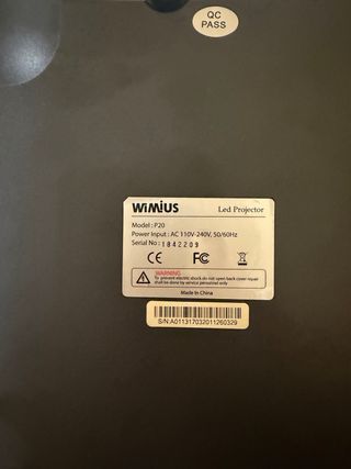 Proyector LED WIMIUS 1080P Modelo P20