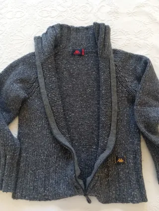 Maglione Robe di Kappa Grigio Zip