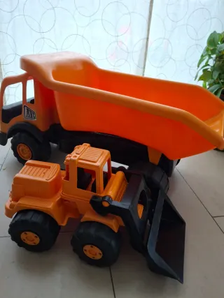 Camión Volquete Juguete Grande Naranja